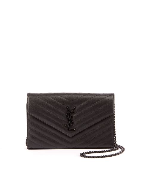 ysl envelope chain wallet ebay|YSL monogram chain wallet.